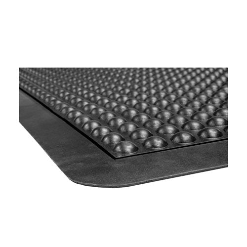 Image of Crown YF 0034BK Yoga-Flex, Rectangular, Black High/Low Bubble Surface, 36" x 48"