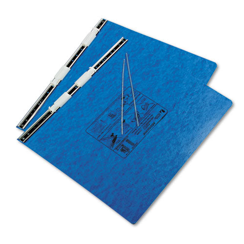 Image of ACCO A7054072A Presstex Covers With Storage Hooks, 2 Posts, 6" Capacity, 14.88 X 11, Light Blue