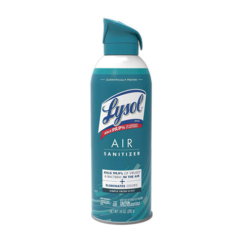 Image of LYSOL® Brand 19200-99350 Air Sanitizer Spray, Simple Fresh, 10 oz Aerosol Spray, 6/Carton