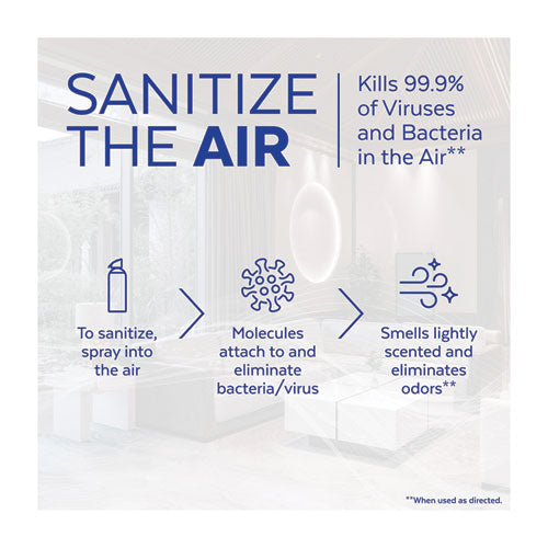 Image of LYSOL® Brand 19200-99350 Air Sanitizer Spray, Simple Fresh, 10 oz Aerosol Spray, 6/Carton