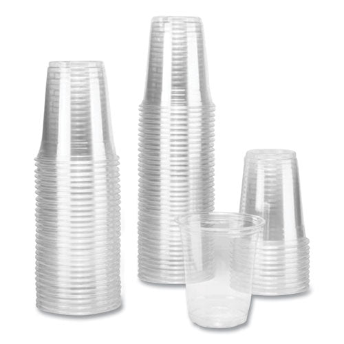 Image of Karat® C-KC12-S PET Plastic Cups, 92 mm Rim Diameter, 12 oz, Clear, 1,000/Carton