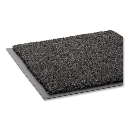Image of Crown WP 0035CH Wonder-Pro Mat, Rectangular, Charcoal Gray Cut Pile Surface, 36" x 60"