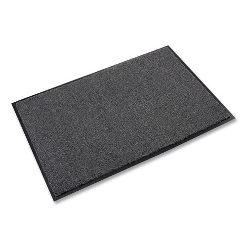 Image of Crown WP 0035CH Wonder-Pro Mat, Rectangular, Charcoal Gray Cut Pile Surface, 36" x 60"