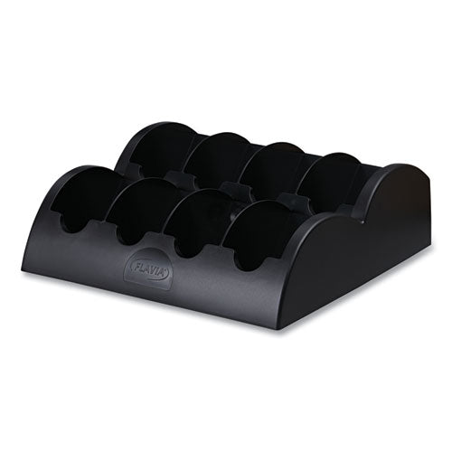 Image of FLAVIA® 25200000 Small Merchandiser, 8 Compartments, 13.6 x 13 x 4.4, Black