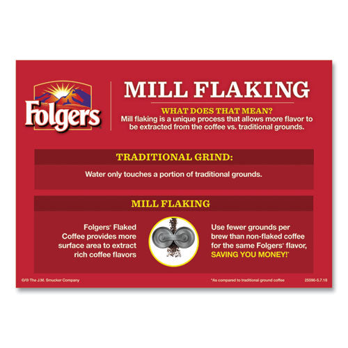 Image of Folgers® 2550006239 Coffee Filter Packs, Classic Roast, .9 Oz, 10 Filters/pack, 4 Packs/carton