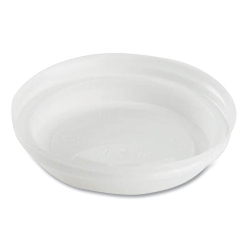 Image of Karat® C-KDL508W-PP Hot Cup Lids, Sipper Lid, Fits 8 oz Hot Cups, Plastic, White, 1,000/Carton