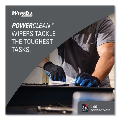 Image of WypAll® 05007 L40 Towels, Jumbo Roll, 12.5 x 12.2, White, 750/Roll