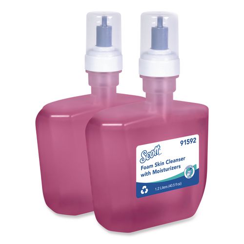 Image of Scott® 91592 Pro Foam Skin Cleanser with Moisturizers Refill, Citrus Floral Scent, 1.2 L, 2/Carton