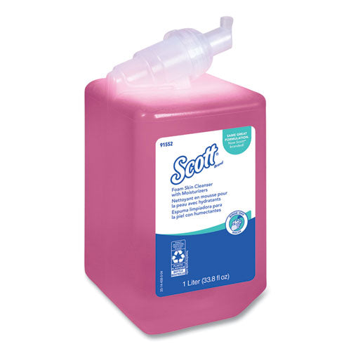 Image of Scott® 91552 Pro Foam Skin Cleanser with Moisturizers Refill, Light Floral Scent, 1 L, 6/Carton