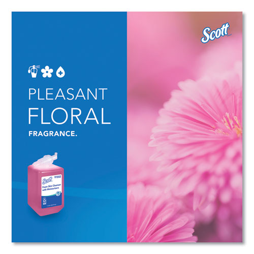 Image of Scott® 91552 Pro Foam Skin Cleanser with Moisturizers Refill, Light Floral Scent, 1 L
