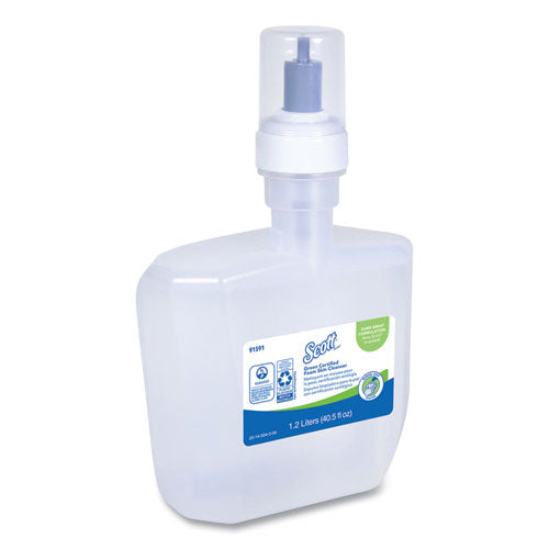 Image of Scott® 91591 Essential Green Certified Foam Skin Cleanser Refill, Unscented, 1,200 mL, 2/Carton