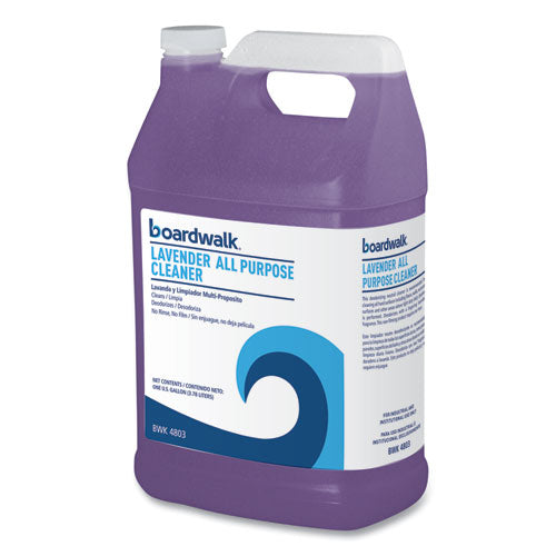 Image of Boardwalk® 053000-41ESSN All Purpose Cleaner, Lavender Scent, 1 gal Bottle, 4 Bottles/Carton