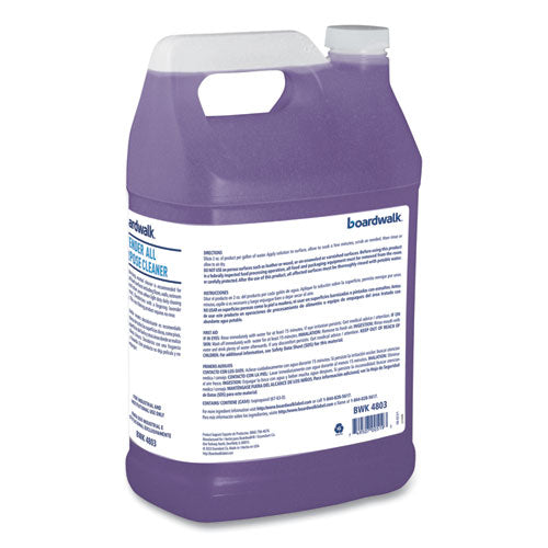 Image of Boardwalk® 053000-41ESSN All Purpose Cleaner, Lavender Scent, 1 gal Bottle, 4 Bottles/Carton