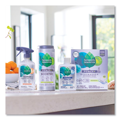 Image of Seventh Generation® 10732913451699 Foaming Dish Spray, Mandarin Orange Scent, 16 oz Bottle, 6/Carton