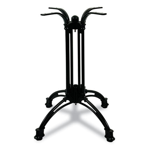 Image of JMC Furniture 10636R7 Topalit Tables, Round, 36" dia x 29"h, Gray Top, Black Iron Base/Legs