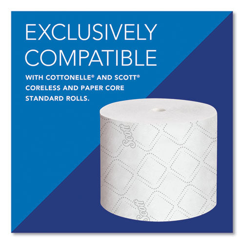 Image of Scott® 44518 Pro High Capacity Coreless SRB Tissue Dispenser, 11.25 x 6.31 x 12.75, Black