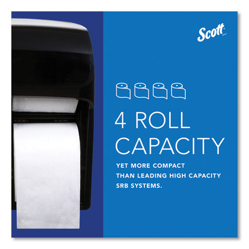 Image of Scott® 44518 Pro High Capacity Coreless SRB Tissue Dispenser, 11.25 x 6.31 x 12.75, Black