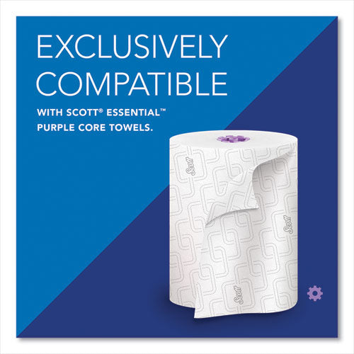 Image of Scott® 46253 Essential Manual Hard Roll Towel Dispenser, 13.06 X 11 X 16.94, Black