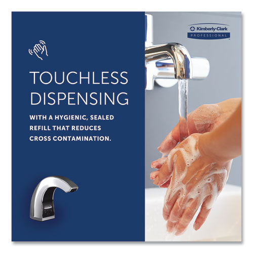 Image of Kimberly-Clark Professional 47604 Touchless Counter Mount Skin Care Dispenser, 1.5 L, 2.12 X 4.25 X 5.56, Chrome
