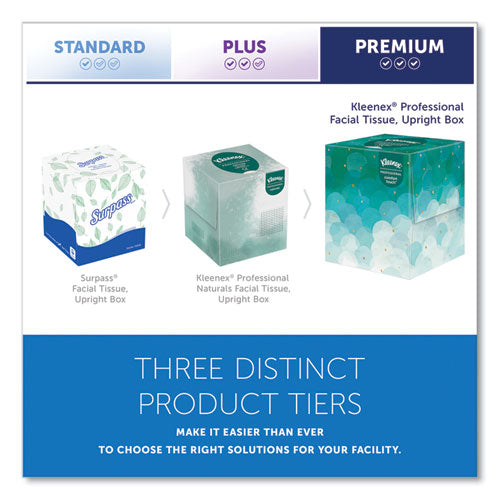 Image of Kleenex® 21270 Professional Facial Tissue, Pop-Up Box, 2-Ply, White, 90 Sheets/Box