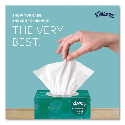 Image of Kleenex® 21270 Professional Facial Tissue, Pop-Up Box, 2-Ply, White, 90 Sheets/Box, 36 Boxes/Carton