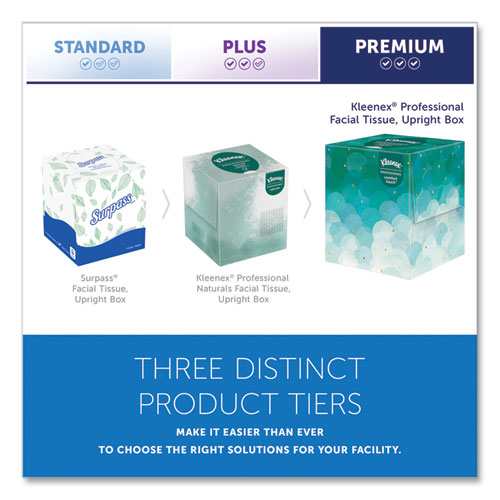Image of Kleenex® 21270 Professional Facial Tissue, Pop-Up Box, 2-Ply, White, 90 Sheets/Box, 36 Boxes/Carton