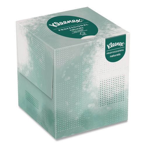 Image of Kleenex® 21272 Naturals Facial Tissue, 2-Ply, White, 90 Sheets/Box
