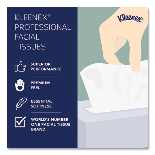 Image of Kleenex® 21272 Naturals Facial Tissue, 2-Ply, White, 90 Sheets/Box