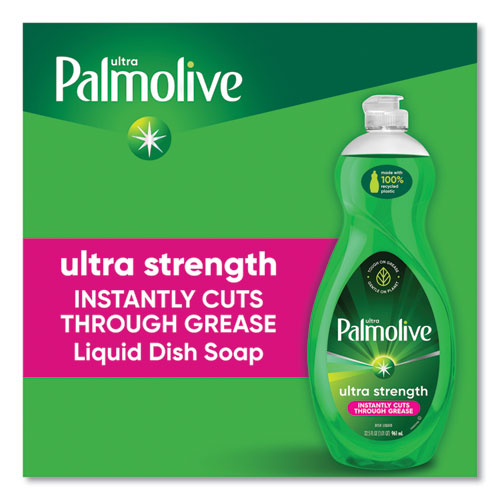 Image of Palmolive® US04282A Dish Soap Liquid, Green Scent, 32.5 oz Bottle, 9/Carton