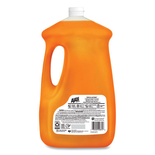 Image of Ajax® Dish Detergent, Orange Scent, 90 oz Bottle, 4/Carton