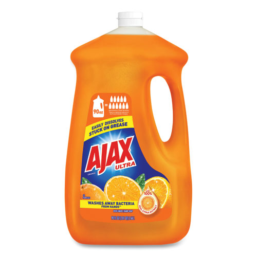Image of Ajax® Dish Detergent, Orange Scent, 90 oz Bottle, 4/Carton