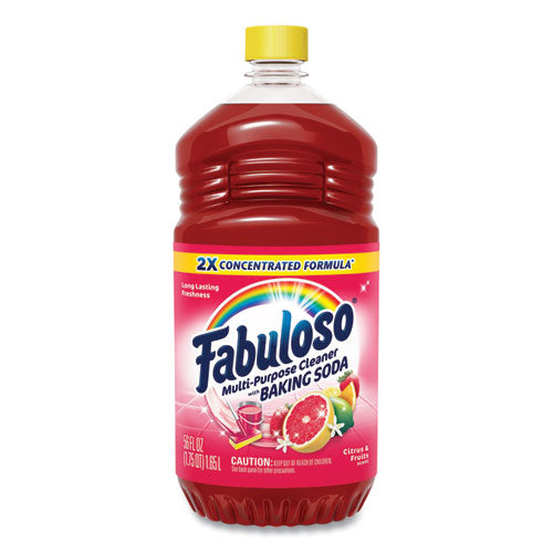 Image of Fabuloso® 153091 Multi-Use Cleaner, Citrus Scent, 56 oz Bottle, 6/Carton