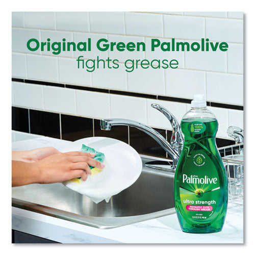 Image of Palmolive® US04282A Dish Soap Liquid, Green Scent, 32.5 oz Bottle, 9/Carton