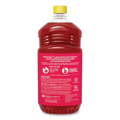 Image of Fabuloso® 153091 Multi-Use Cleaner, Citrus Scent, 56 oz Bottle, 6/Carton