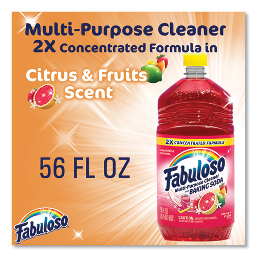 Image of Fabuloso® 153091 Multi-Use Cleaner, Citrus Scent, 56 oz Bottle, 6/Carton
