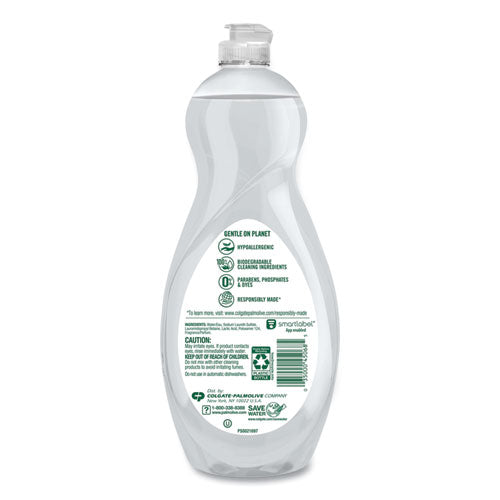 Image of Palmolive® US04272A Pure + Clear Dishwashing Liquid, Spring Fresh, 32.5 oz Bottle, 9/Carton