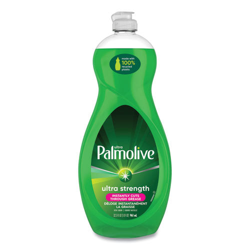 Image of Palmolive® US04282A Dish Soap Liquid, Green Scent, 32.5 oz Bottle, 9/Carton