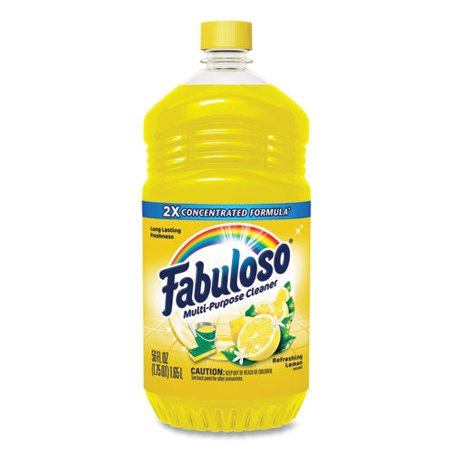 Image of Fabuloso® MX06157A Multi-Use Cleaner, Refreshing Lemon Scent, 56 oz Bottle, 6/Carton