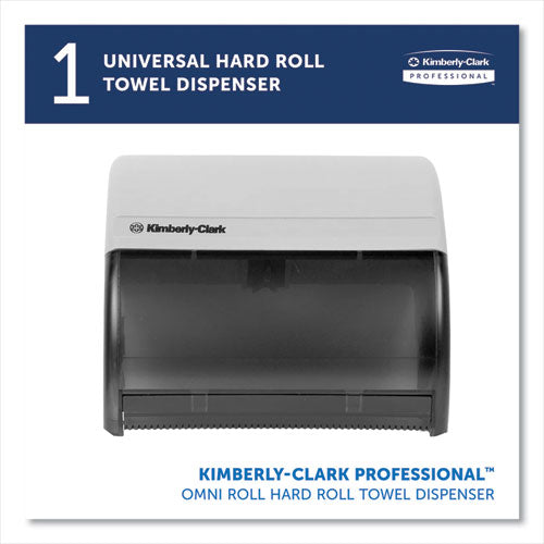 Image of Kimberly-Clark Professional 09746 Omni Roll Towel Dispenser, 10.5 x 10 x 10, Smoke Gray