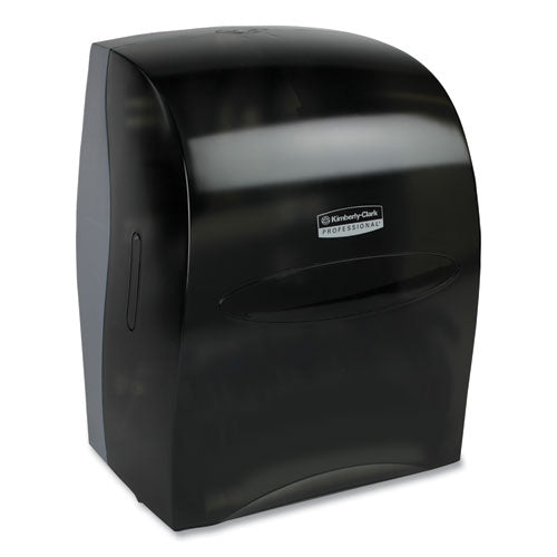 Image of Kimberly-Clark Professional 09990 Sanitouch Hard Roll Towel Dispenser, For 1.5" Core, 12.63 x 10.2 x 16.13, Smoke