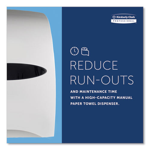 Image of Kimberly-Clark Professional 09995 Sanitouch Hard Roll Towel Dispenser For 1.75" Core, 12.63 x 10.2 x 16.13, White