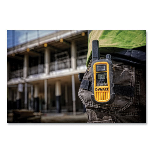 Image of DeWaltÂ® DXFRS800BCH Two-Way Radios, 2 W, 22 Channels, 6/Pack