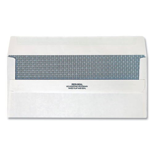 Image of Quality Park QUA21418 Redi-Seal Security-Tint Envelope, Address Window, #10, Commercial Flap, Redi-Seal Closure, 4.13 x 9.5, White, 500/Box