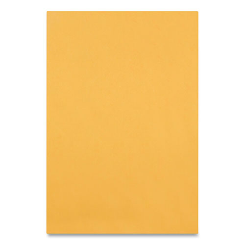 Image of Quality Park QUA37863 Clasp Envelope, 28 lb Bond Weight Kraft, #63, Square Flap, Clasp/Gummed Closure, 6.5 x 9.5, Brown Kraft, 100/Box
