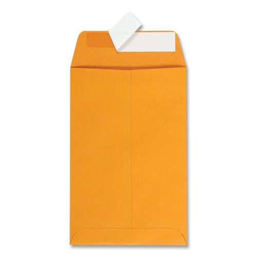 Image of Quality Park QUA44162 Redi-Strip Catalog Envelope, #1, Cheese Blade Flap, Redi-Strip Adhesive Closure, 6 x 9, Brown Kraft, 100/Box