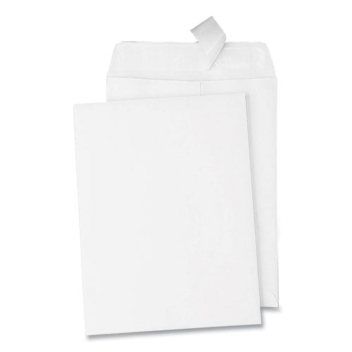 Image of Quality Park QUA44182 Redi-Strip Catalog Envelope, #1, Cheese Blade Flap, Redi-Strip Adhesive Closure, 6 x 9, White, 100/Box