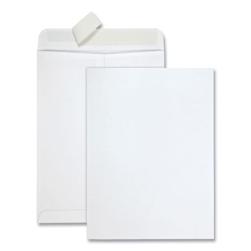 Image of Quality Park QUA44582 Redi-Strip Catalog Envelope, #10 1/2, Cheese-Blade Flap, Redi-Strip Adhesive Closure, 9 x 12, White, 100/Box