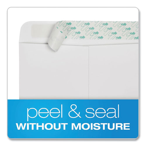 Image of Quality Park QUA44582 Redi-Strip Catalog Envelope, #10 1/2, Cheese-Blade Flap, Redi-Strip Adhesive Closure, 9 x 12, White, 100/Box