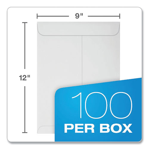 Image of Quality Park QUA44582 Redi-Strip Catalog Envelope, #10 1/2, Cheese-Blade Flap, Redi-Strip Adhesive Closure, 9 x 12, White, 100/Box
