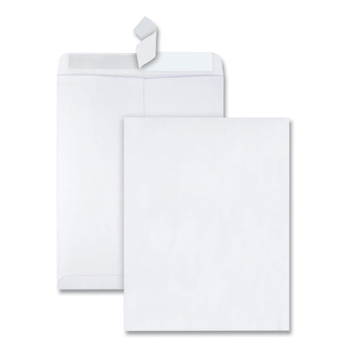 Image of Quality Park QUA44782 Redi-Strip Catalog Envelope, #13 1/2, Cheese Blade Flap, Redi-Strip Adhesive Closure, 10 x 13, White, 100/Box